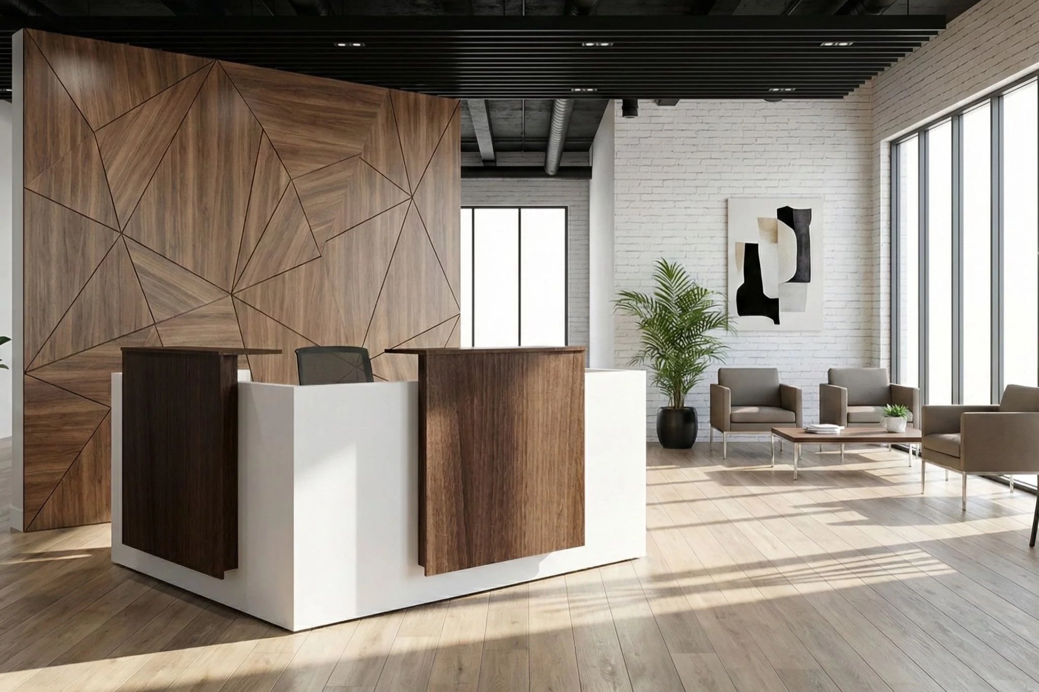 Lumi reception design by Fluidconcepts